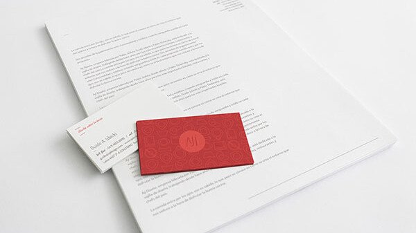 papeleria branding aji